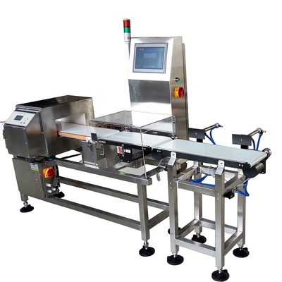Food Combined Metal Detector For Packing Line Integrated Checkweigher Checkweigher Weight Machine