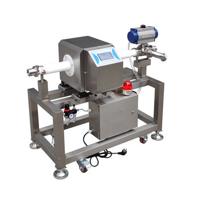 Detector de metales líquido automático del tubo de la industria alimentaria de la balanza del transportador