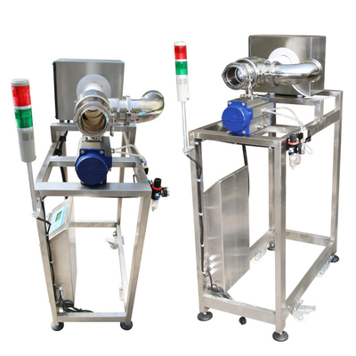 detector de metales en línea de cobre ferroso de la industria alimentaria de la salsa del precio chino para la tubería